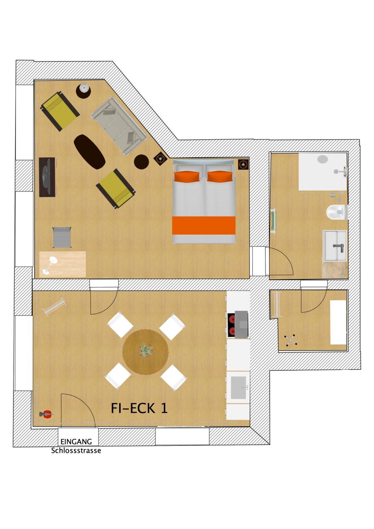 Fi-Eck Apartments Waldeck  Exterior foto